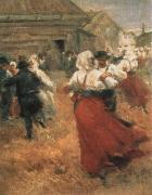 Anders Zorn country festival oil painting on canvas